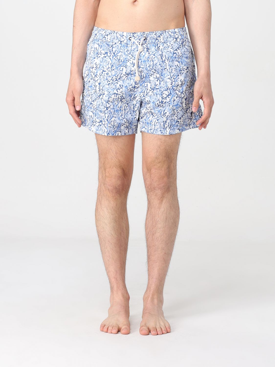 Swimsuit Men color Gnawed Blue