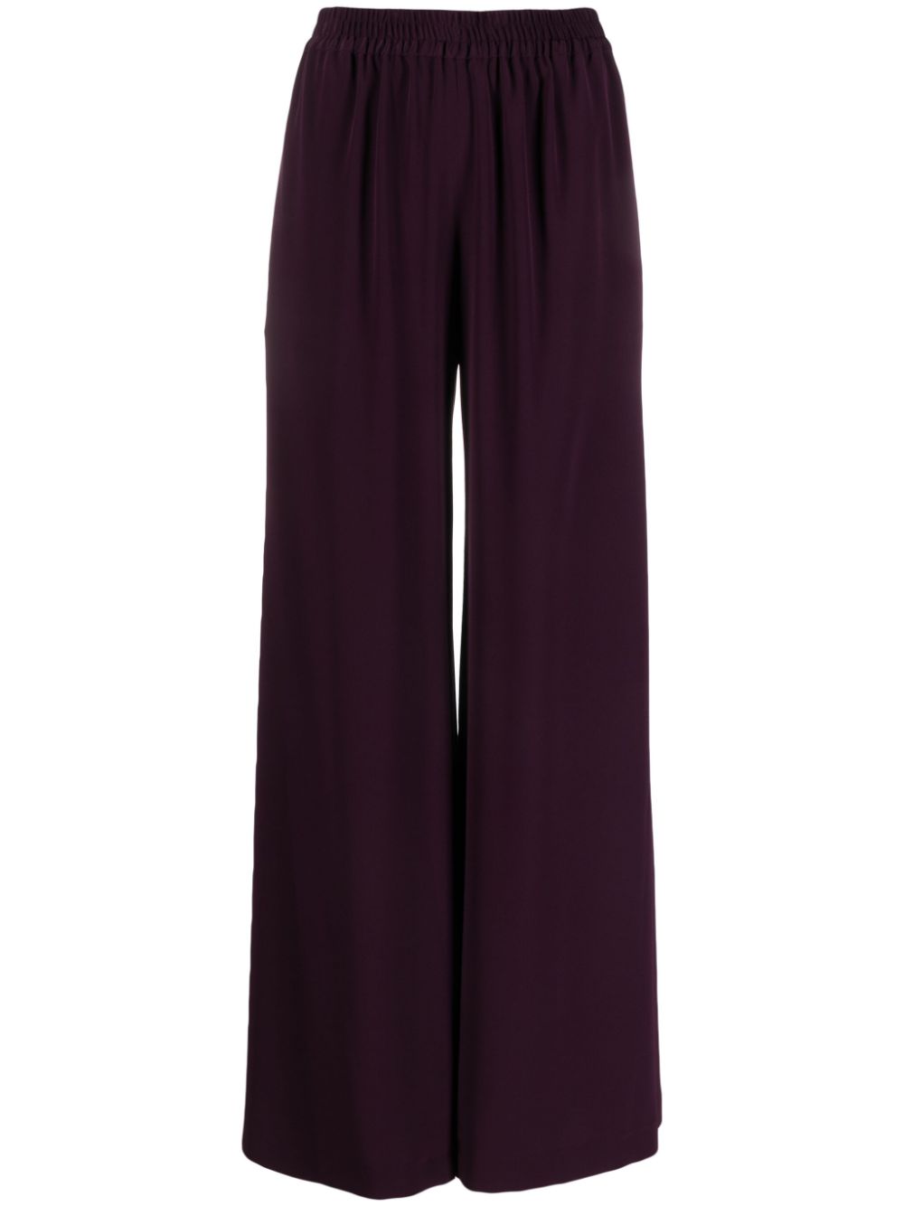 Antonia high-waisted wide-leg trousers - Purple