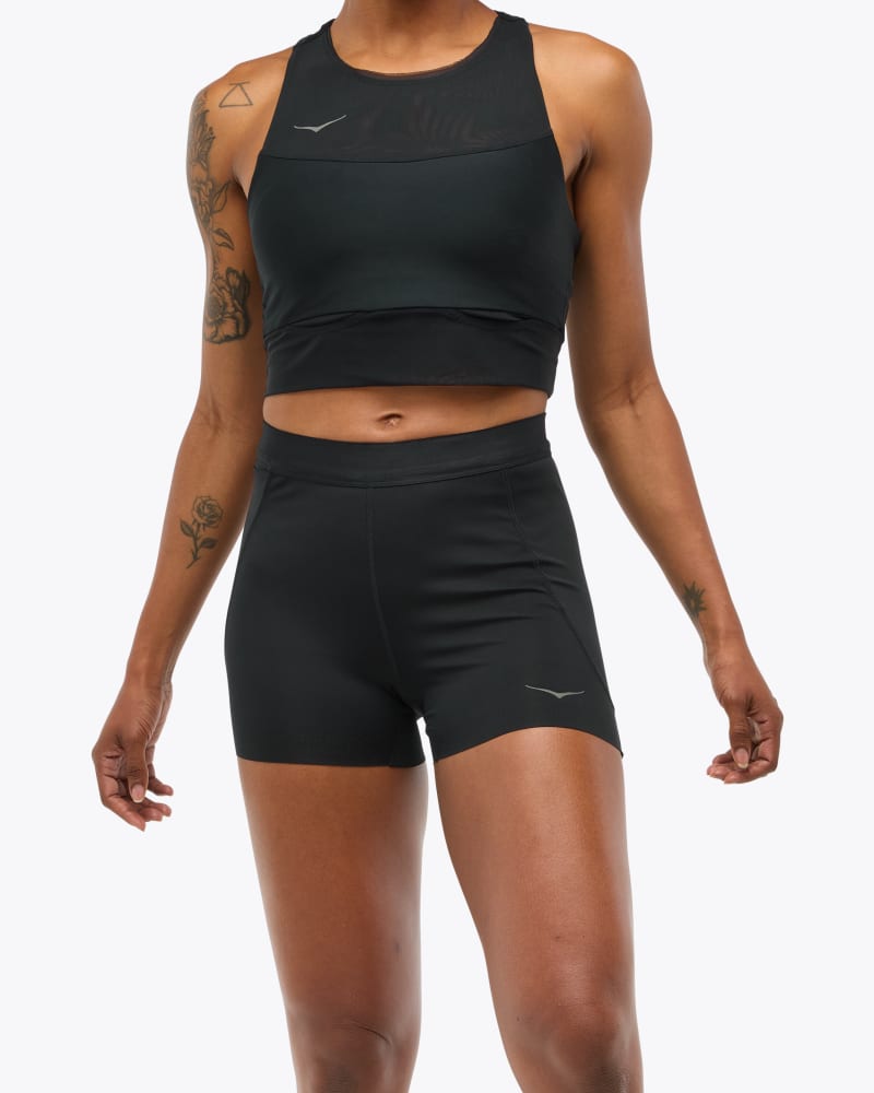 HOKA Women's Novafly 3" Knit Short in Black