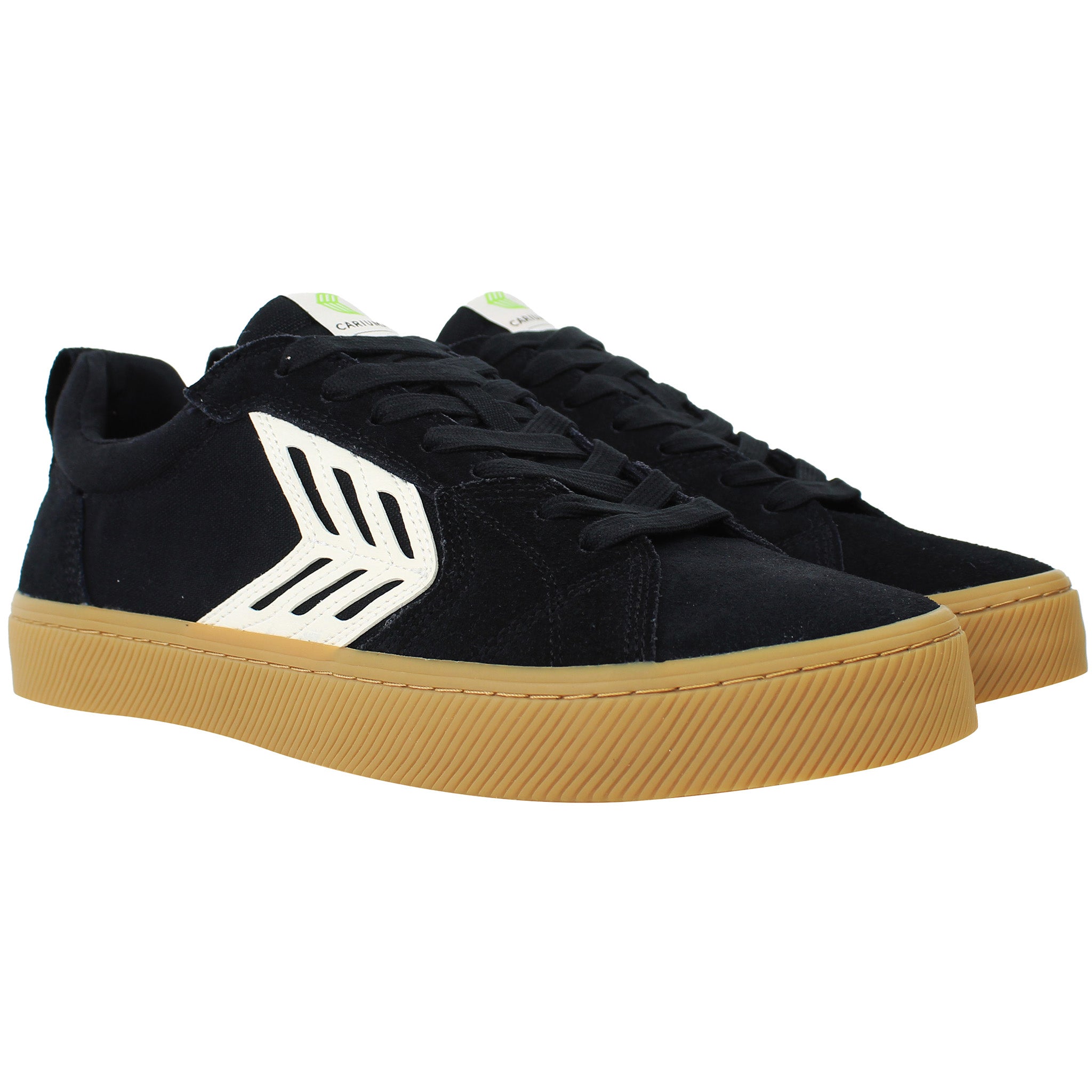Cariuma Catiba Pro Unisex Black Plimsolls Leather