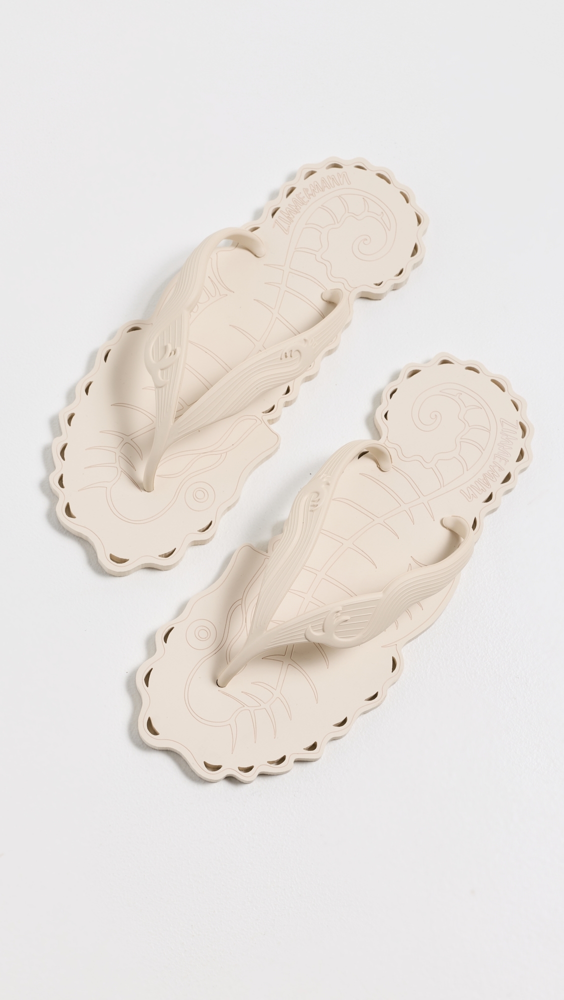 Seafoam Thong Sandals Milk