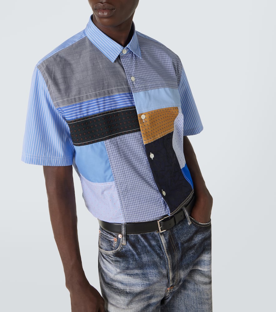 Patchwork cotton shirt