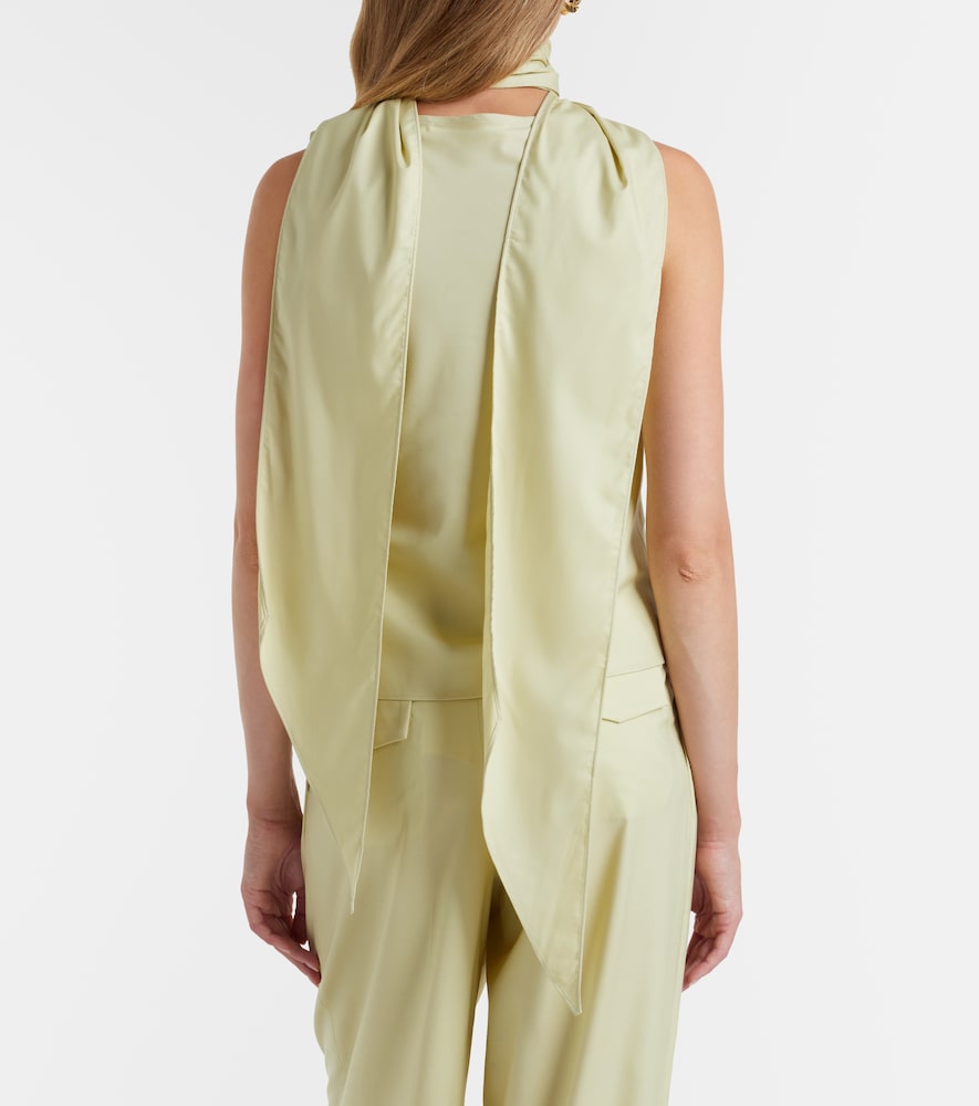 Olena scarf-detail top