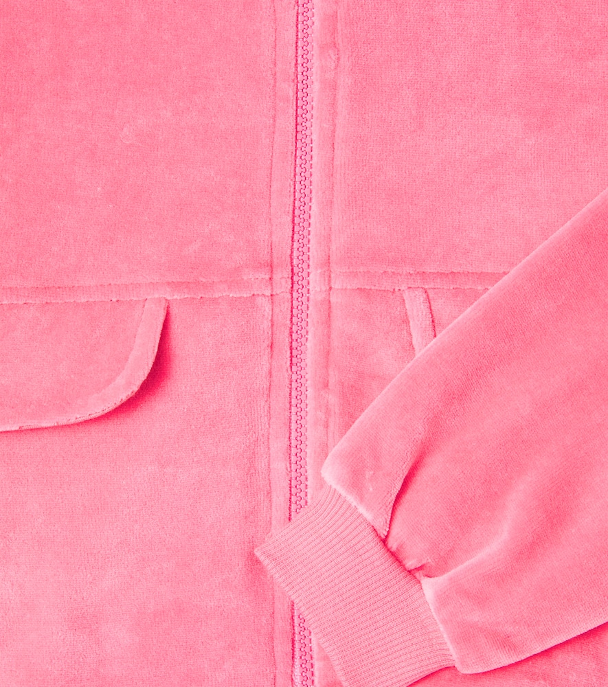 Malika cotton-blend zip-up sweatshirt
