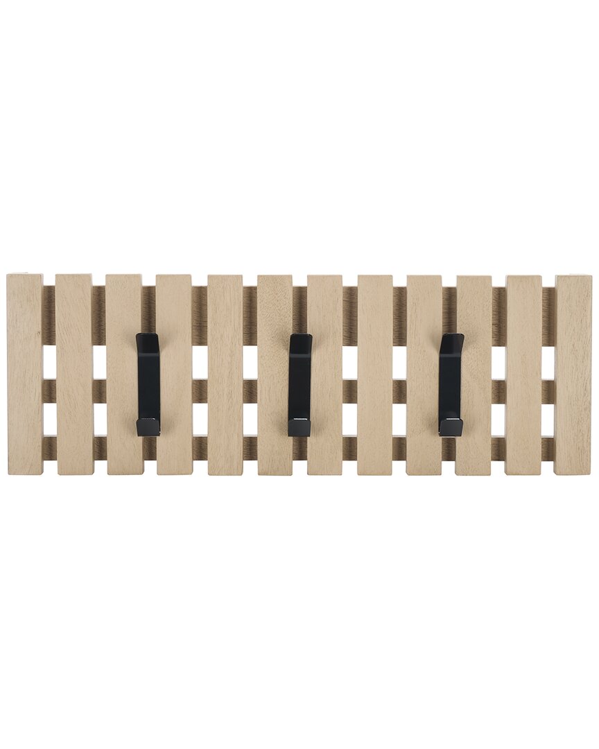Cato 3-Hook Wall Mount Coat Rack