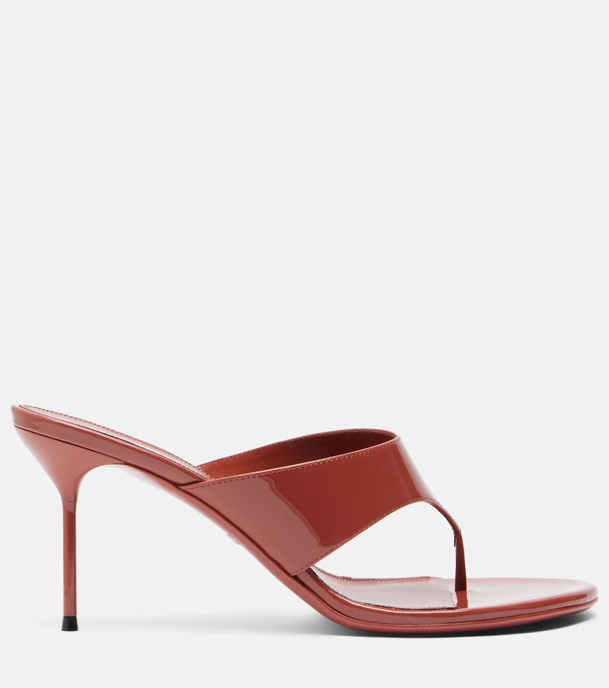 Lidia patent leather thong sandals