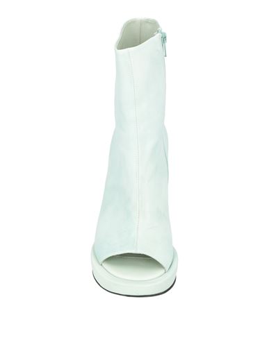 Woman Ankle boots Light green Size 7 Soft Leather