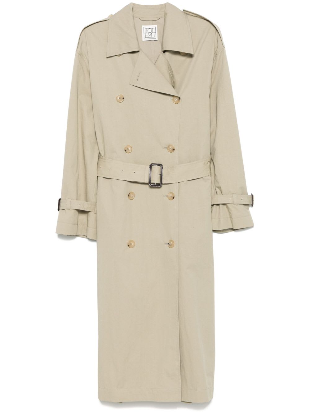 Cotton Blend Trench Coat