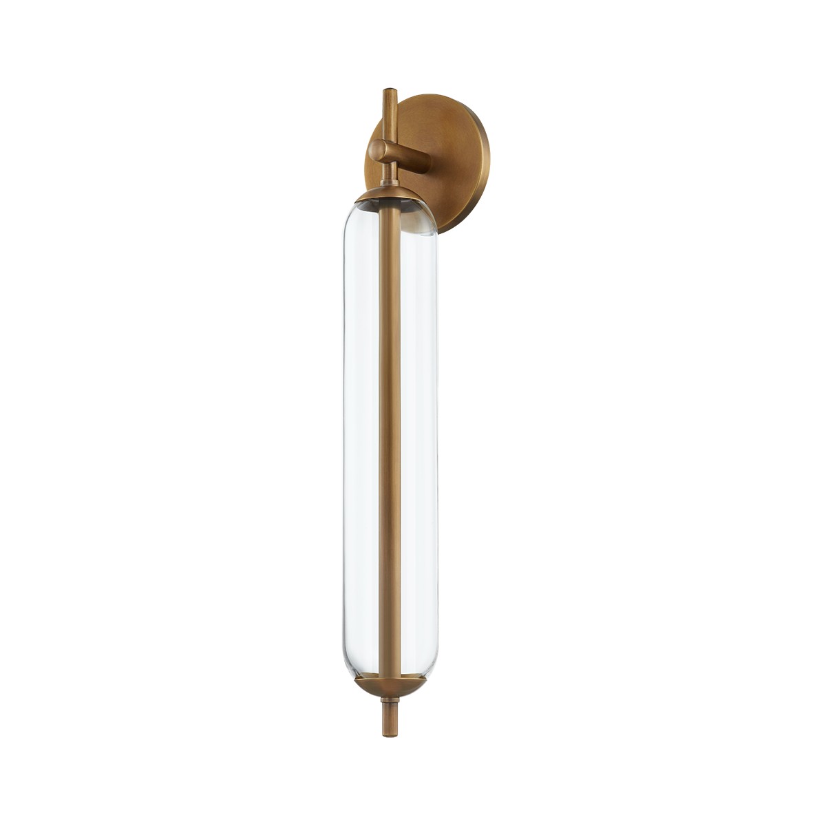 Patina Brass LED Outdoor Wall Sconce from the Blaze Collection