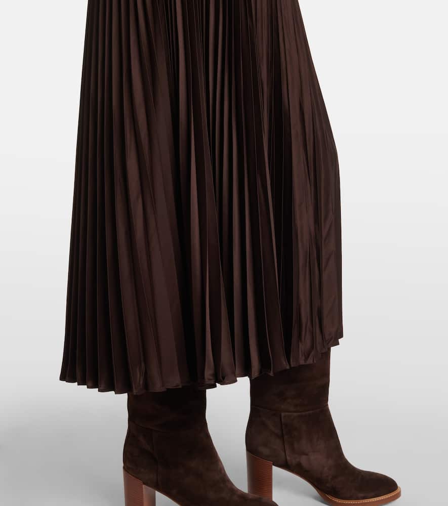 Wool, silk and cashmere polo dress