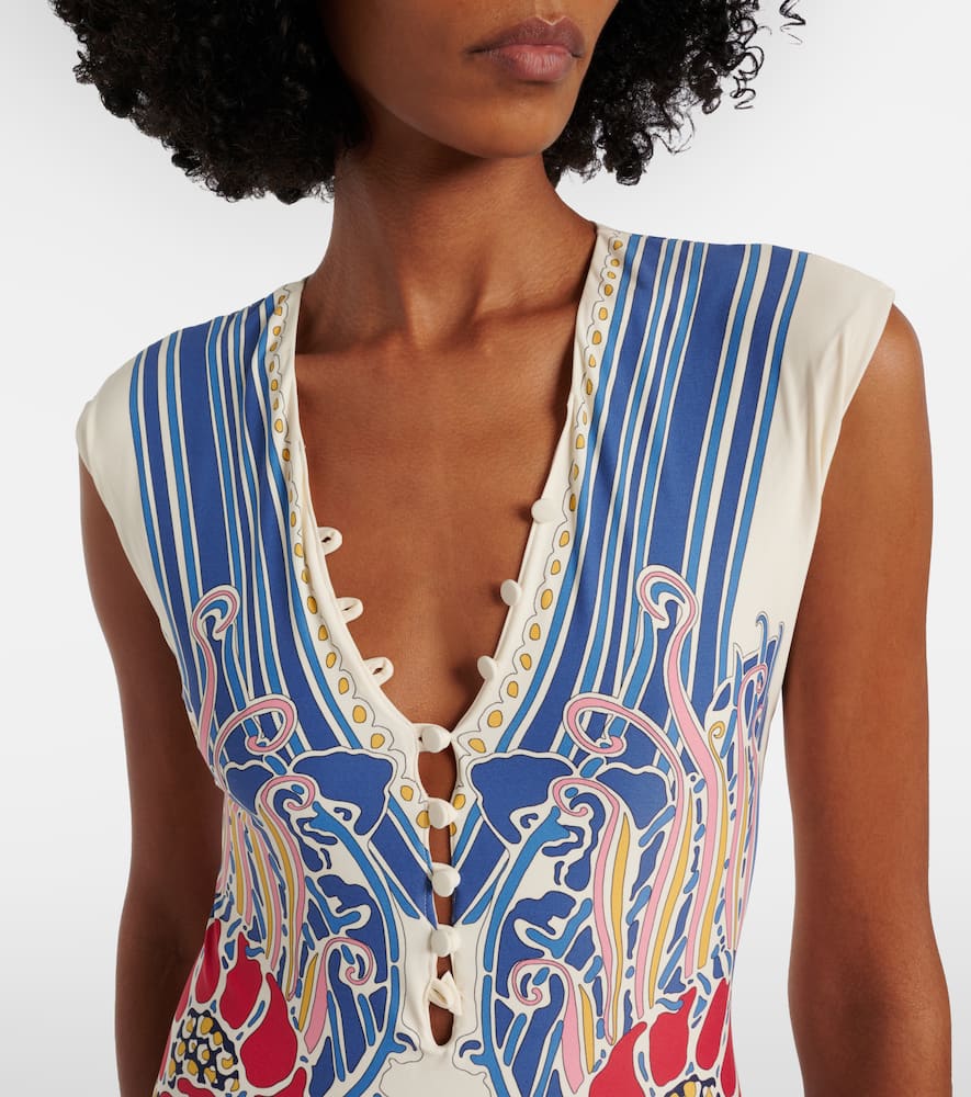 Tutto Suit printed swimsuit