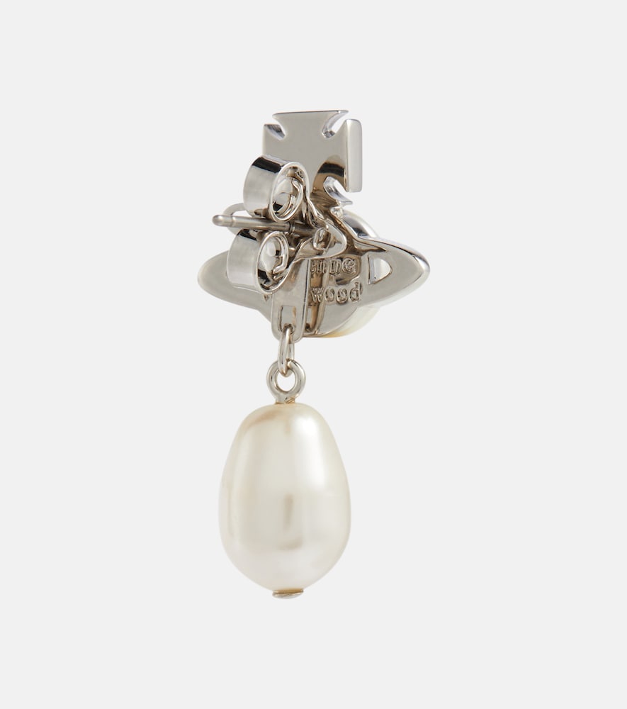 Inass faux pearl drop earrings