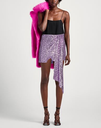 Woman Mini skirt Light purple