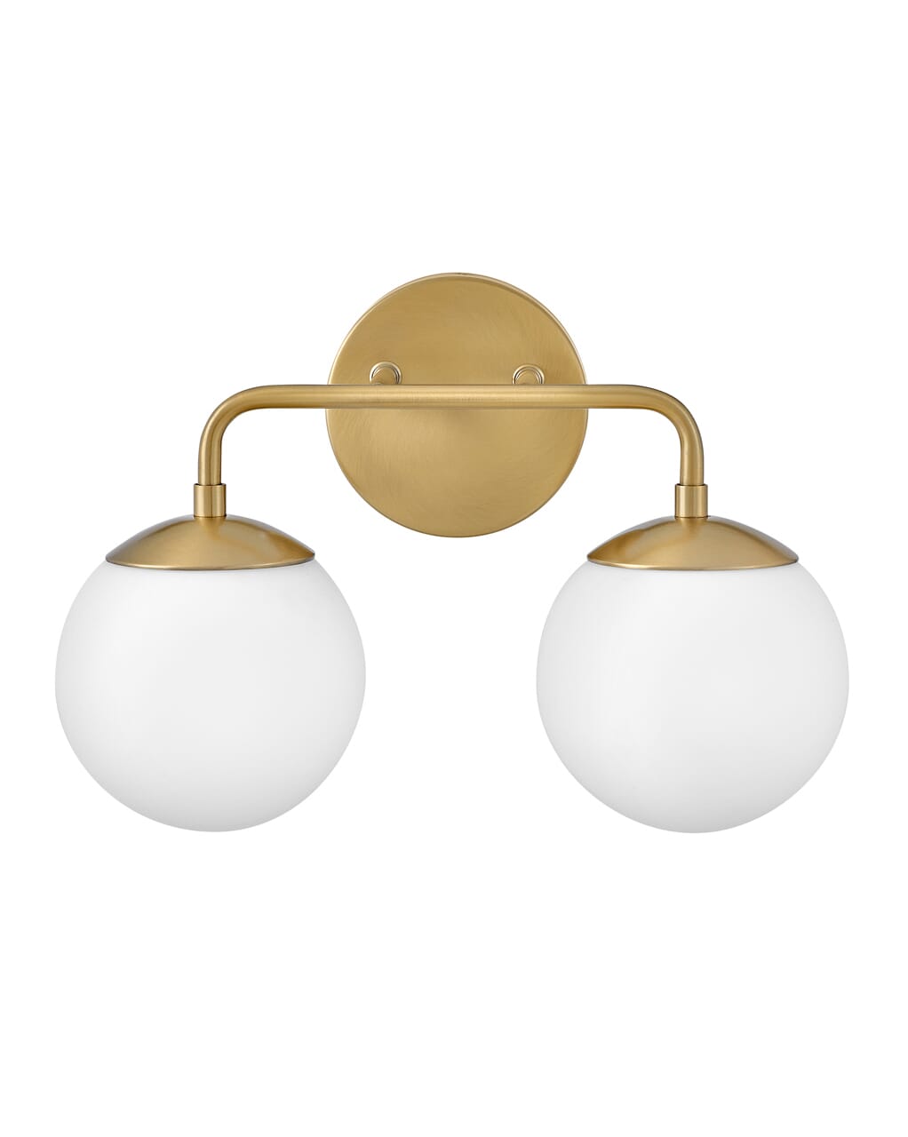 Julep 2-Light Bathroom Vanity Light in Lacquered Bra