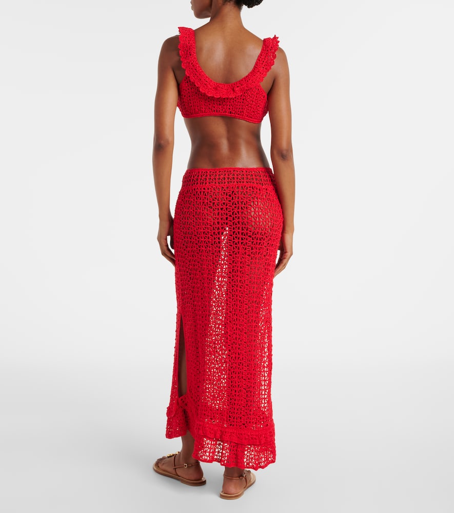 Brigitte crochet bra top