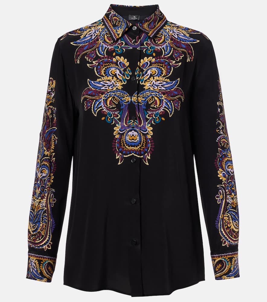 Paisley silk shirt