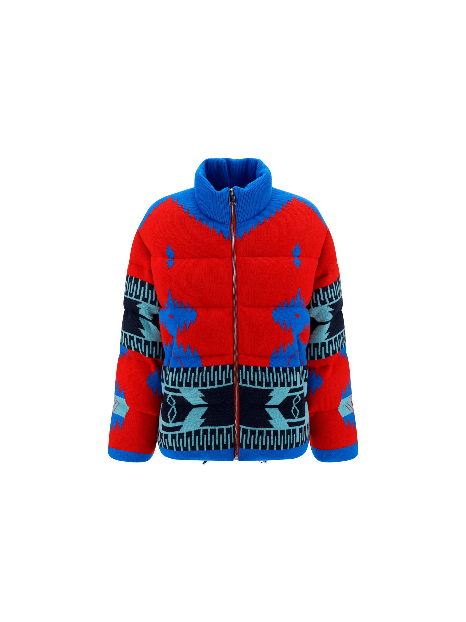 Icon Jacquard Puffer Jacket