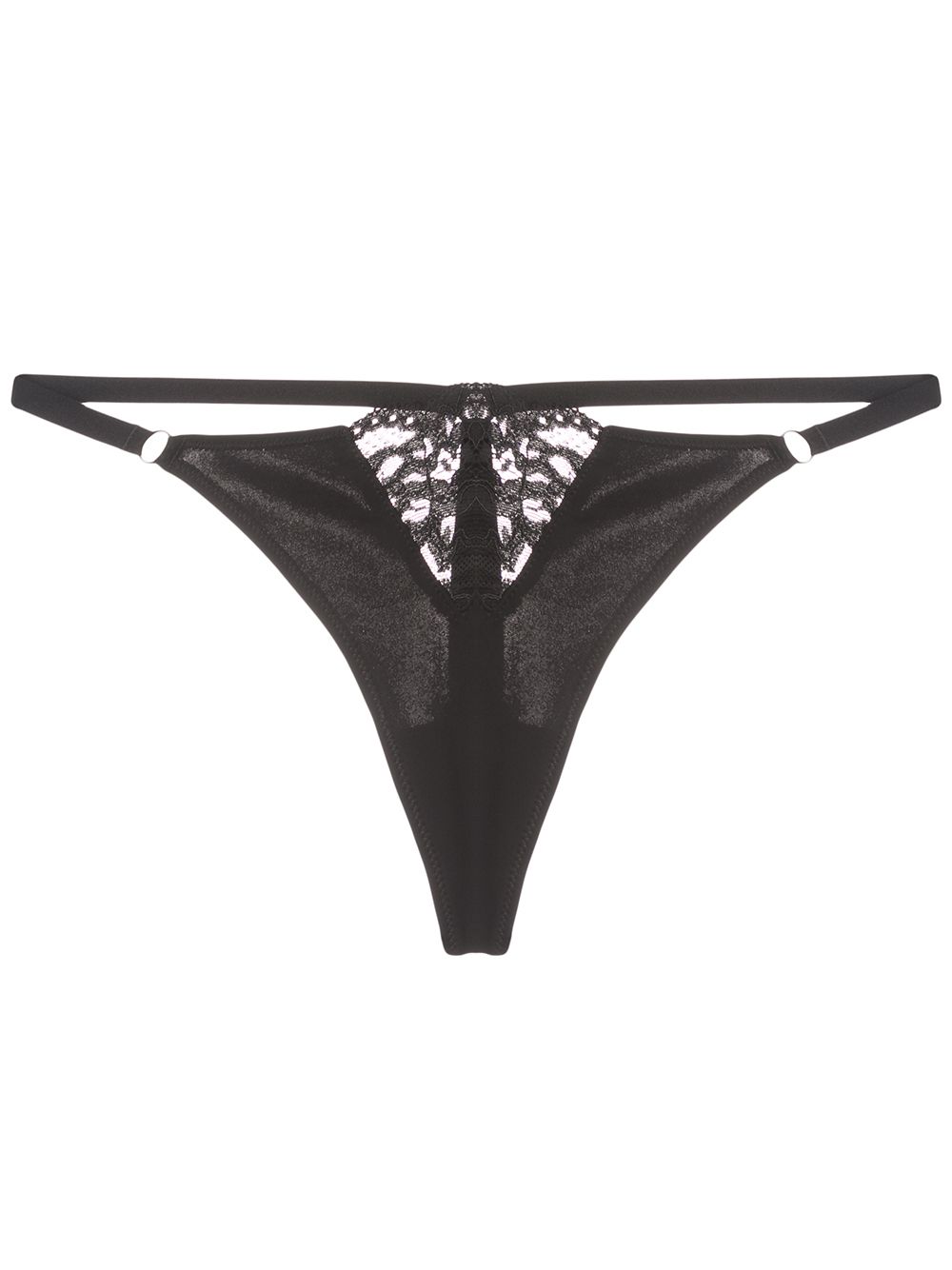 Charlotte lace G-string - Black