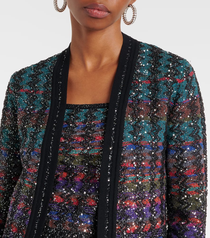 Lamé cardigan