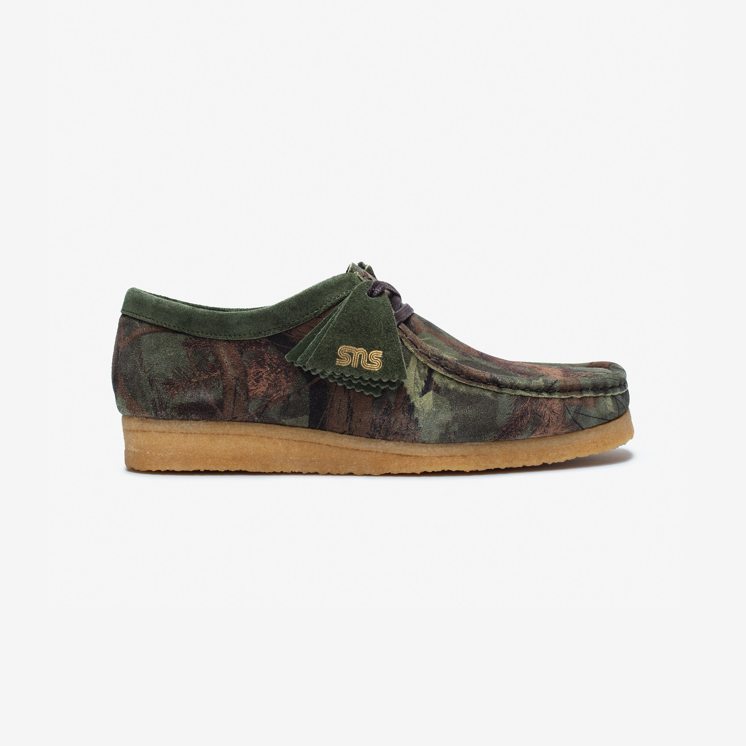 Clarks Wallabee Lo x SNS - Grn Camouflage - unisex