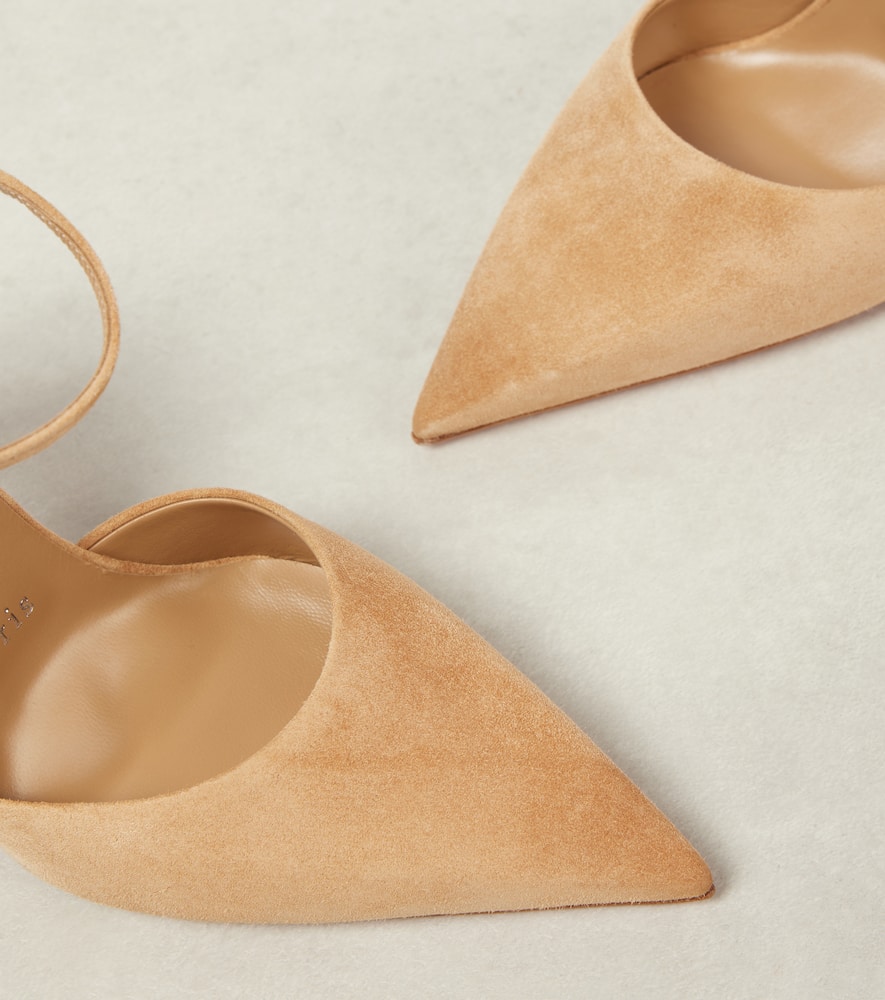 Christian Louboutin Condora Riviera 100 suede slingback pumps