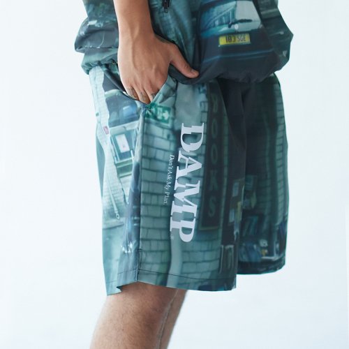 P. F.S printed wide shorts