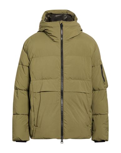 Man Puffer Military green Size 42 Polyamide