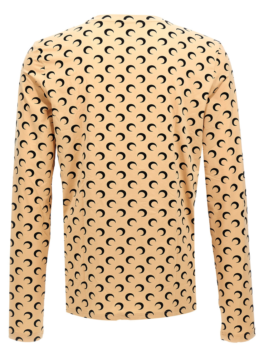 Moon Printed Jersey Tops