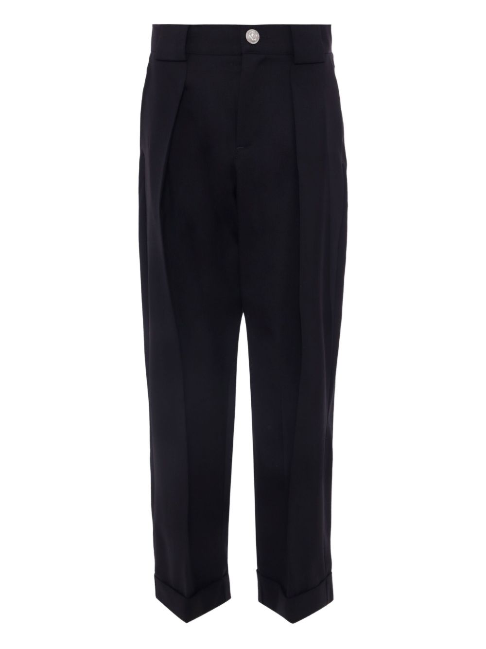 Pleated tailored trousers - Black