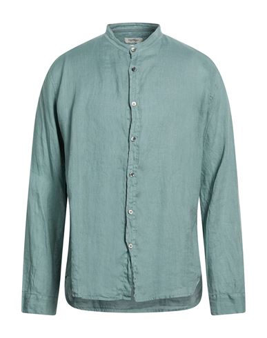 Man Shirt Sage green Size 3XL Linen