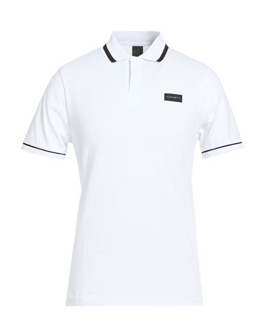 Man Polo shirt White Size XL Cotton