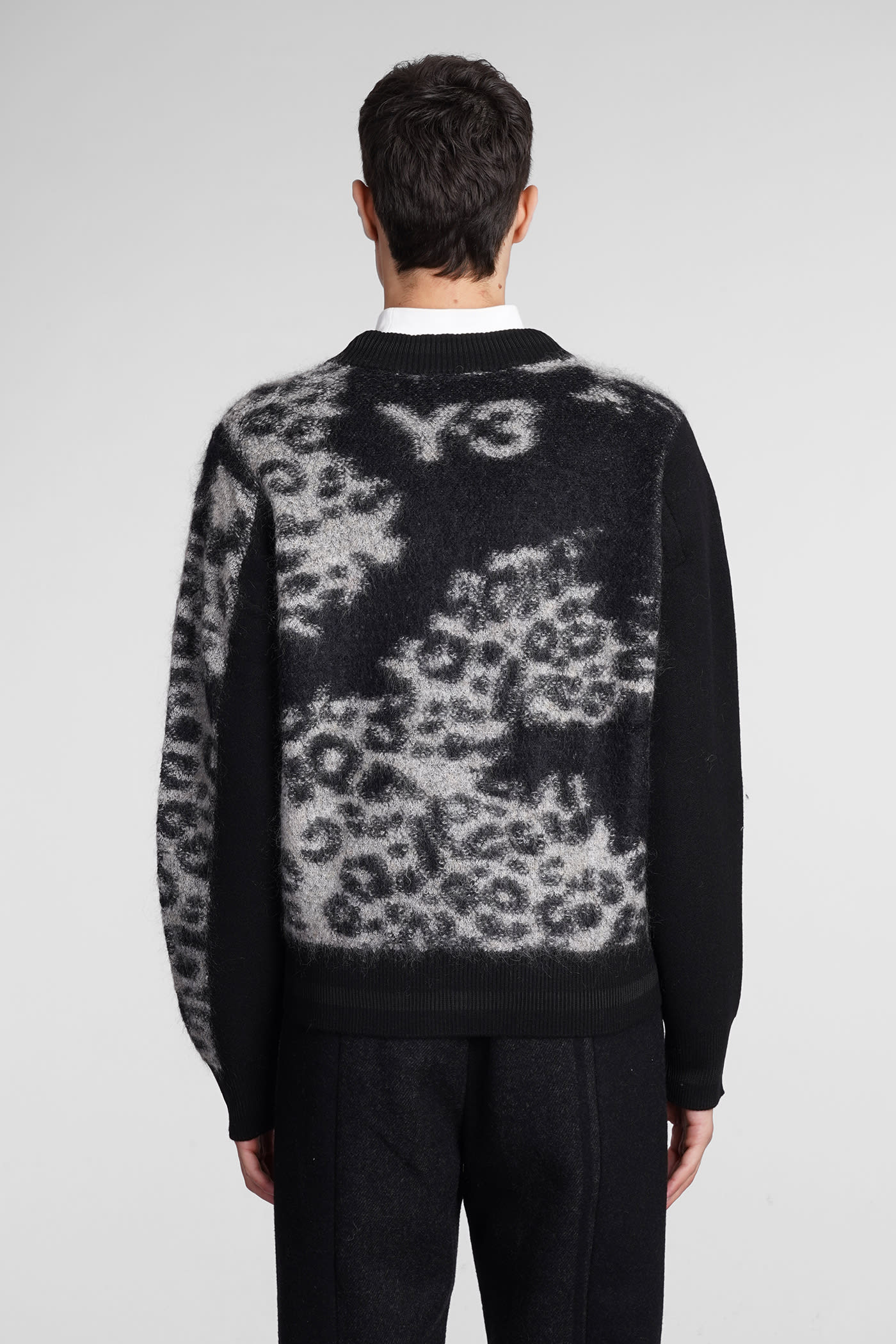 Cardigan In Black Wool