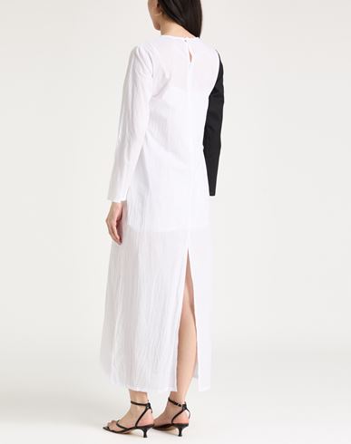 Woman Maxi dress White Size XL Cotton