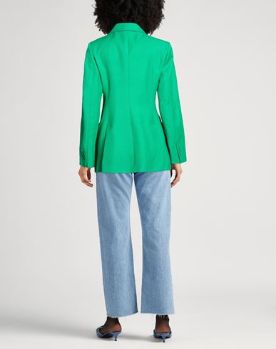 P. a.r. o.s. h. Woman Blazer Green Size M Viscose, Linen