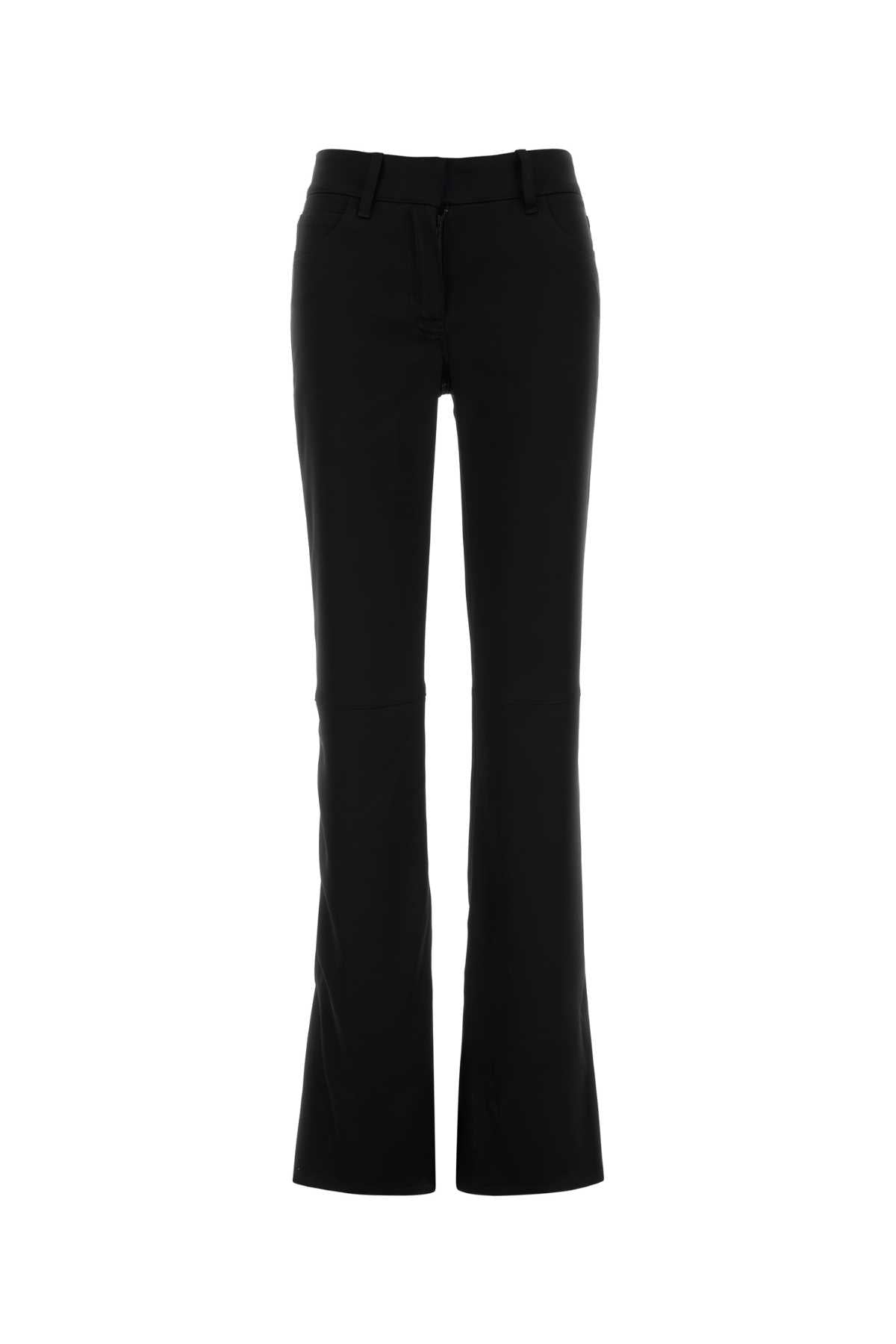 Satinpants Trousers — Black