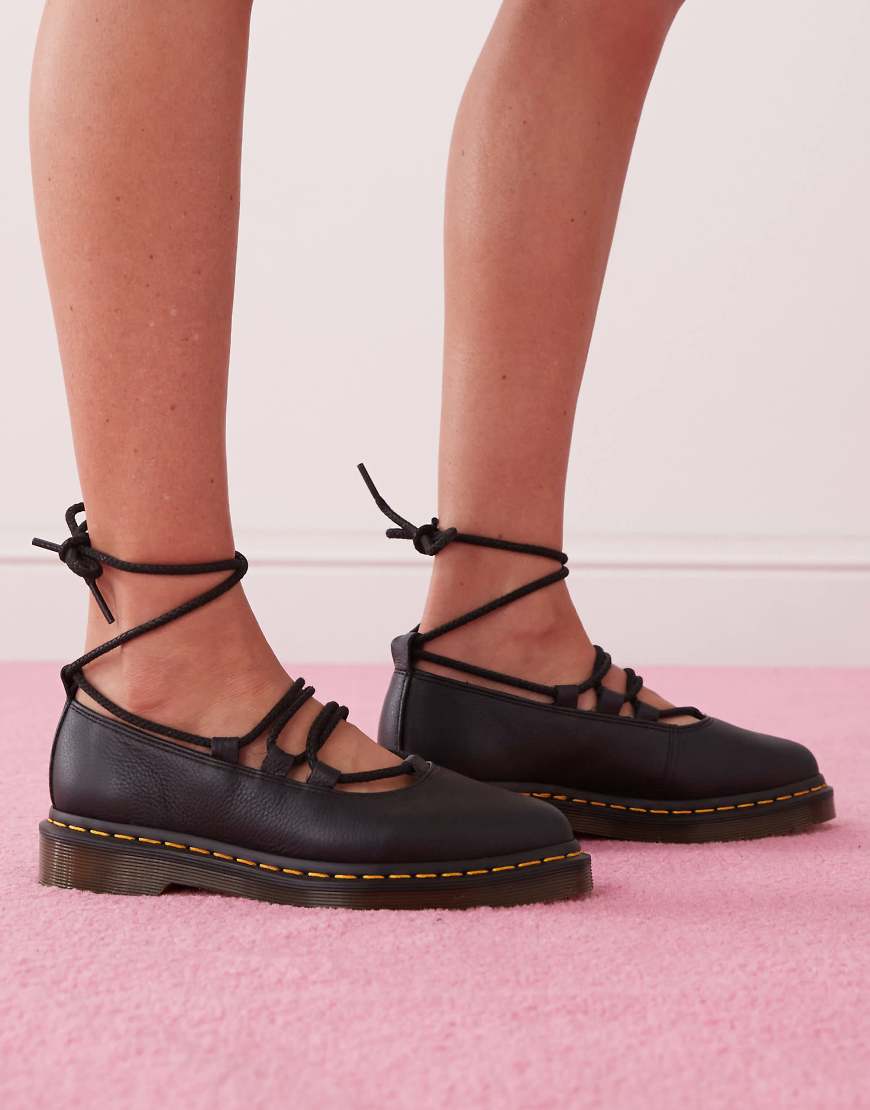 Elphie II lace-up shoes in black