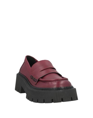 Vic Matiē Woman Loafers Burgundy Size 6 Leather