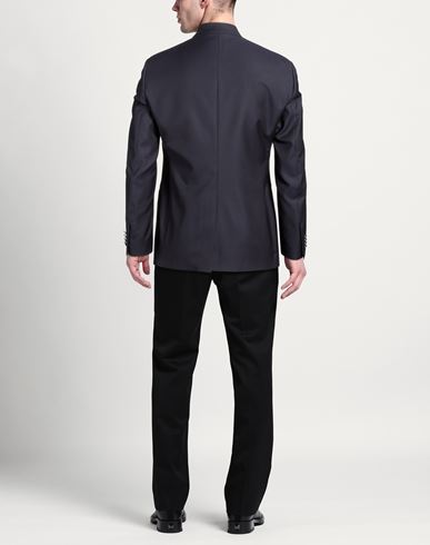 Man Blazer Navy Size 42 Polyester, Virgin Wool, Elastane