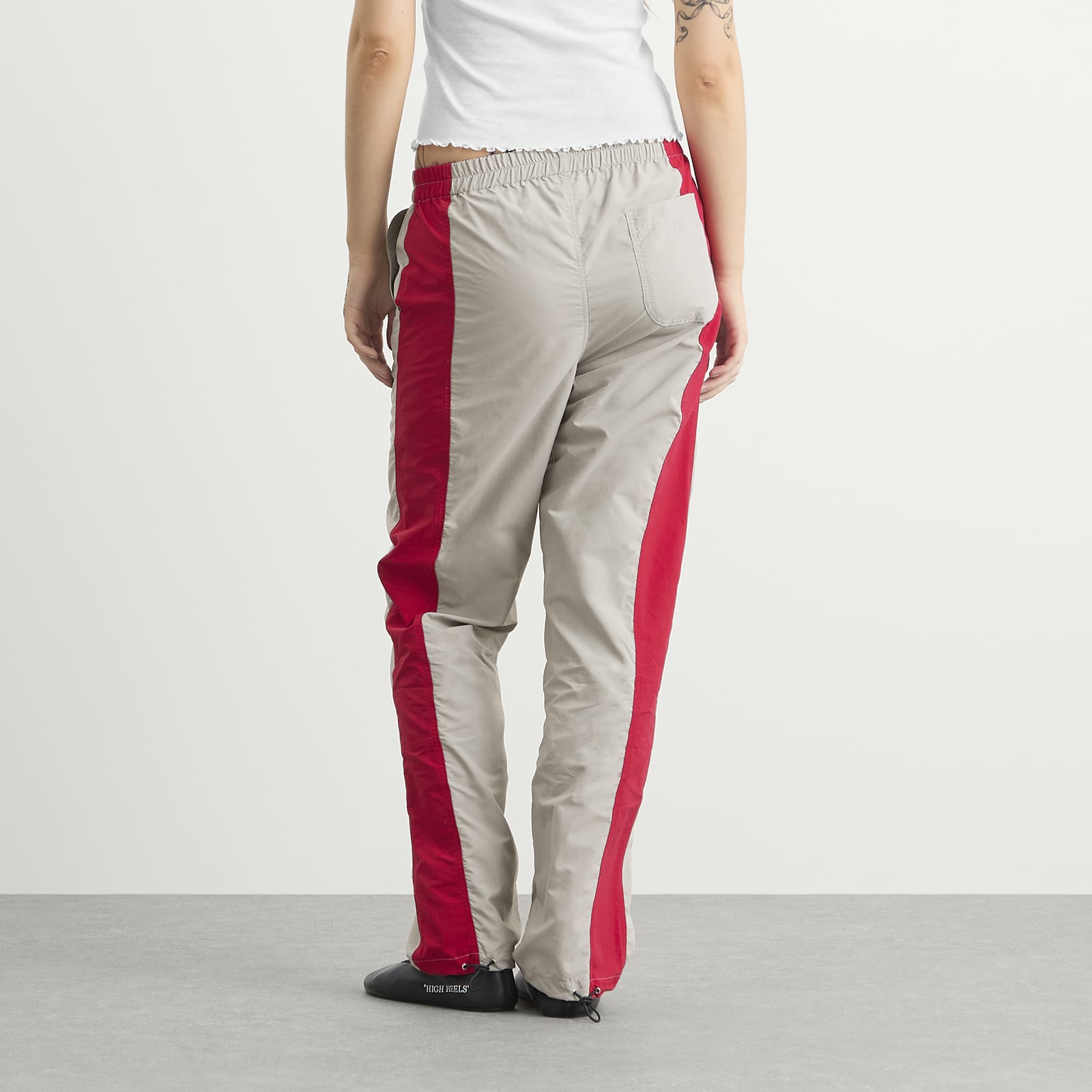Women's Tyler Trousers in Grey/Red