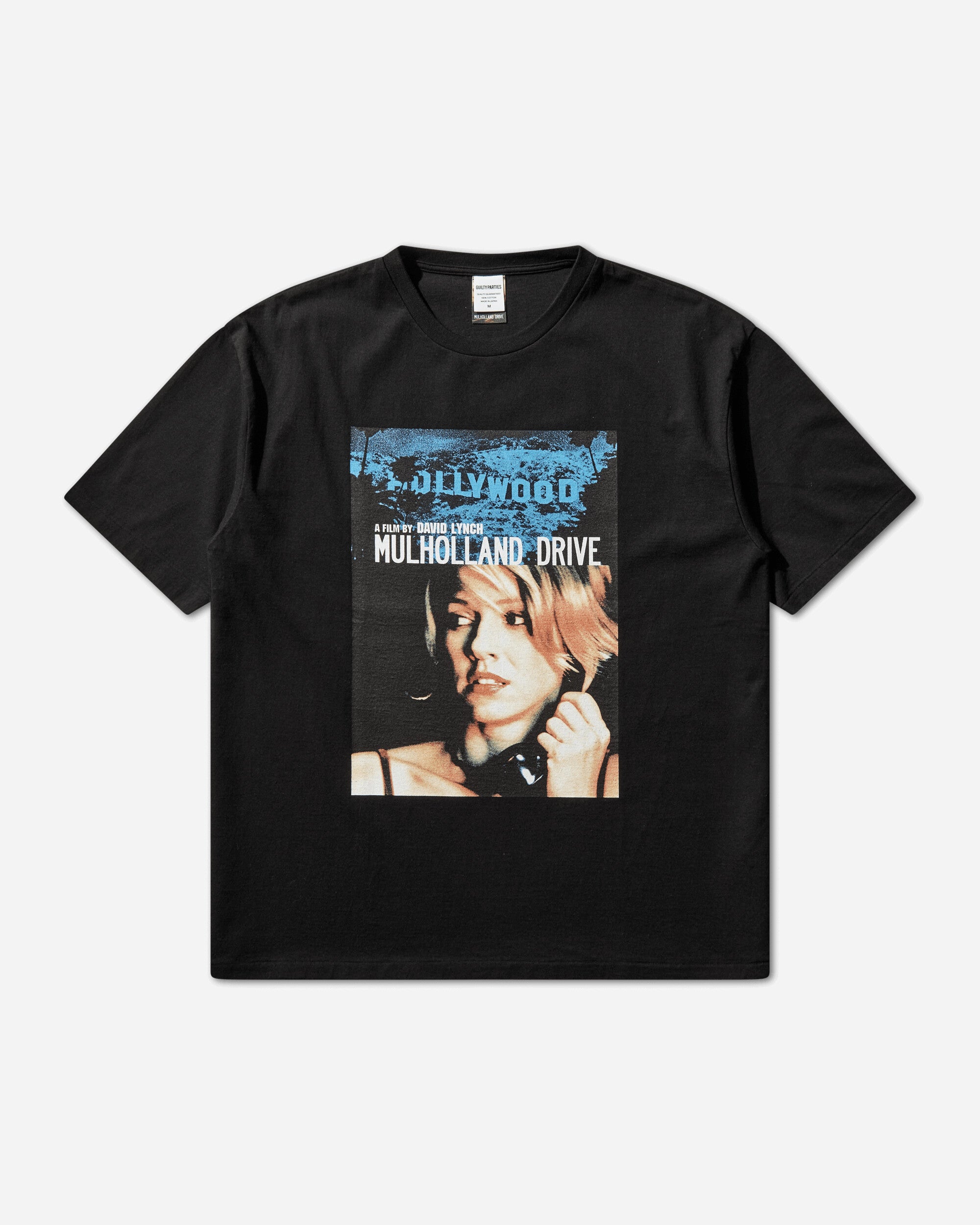 Men s Mulholland Drive Washed Heavy Weight T-Shirt Type-2 Black