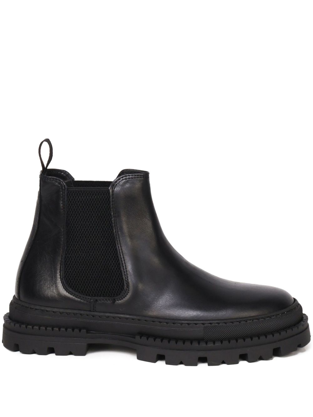 Leather boots - Black