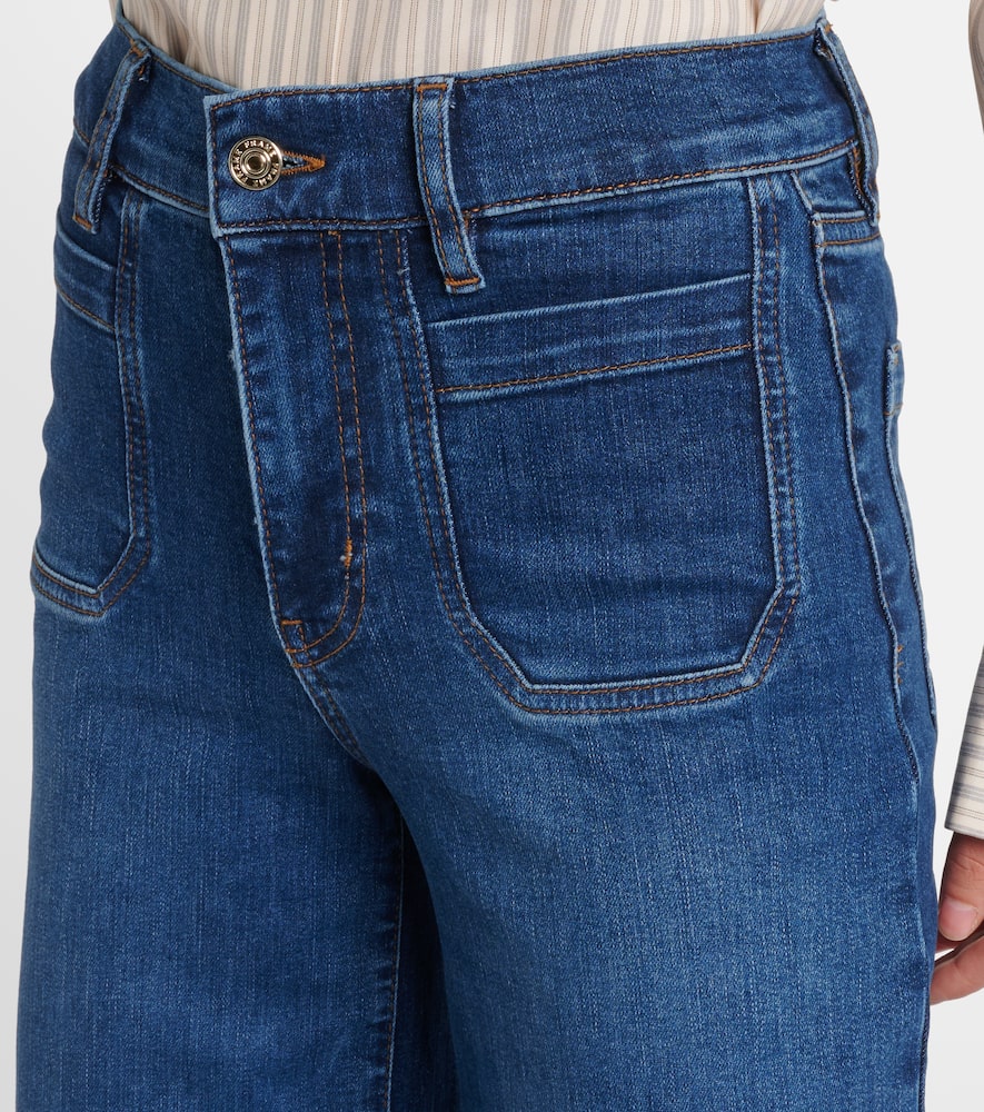 Le Slim Palazzo wide-leg jeans