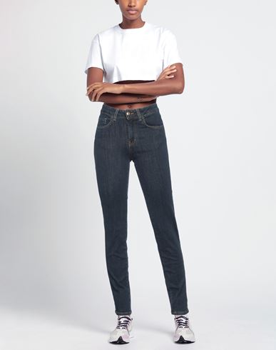 Woman Jeans Blue Size 29 Cotton, Elastane