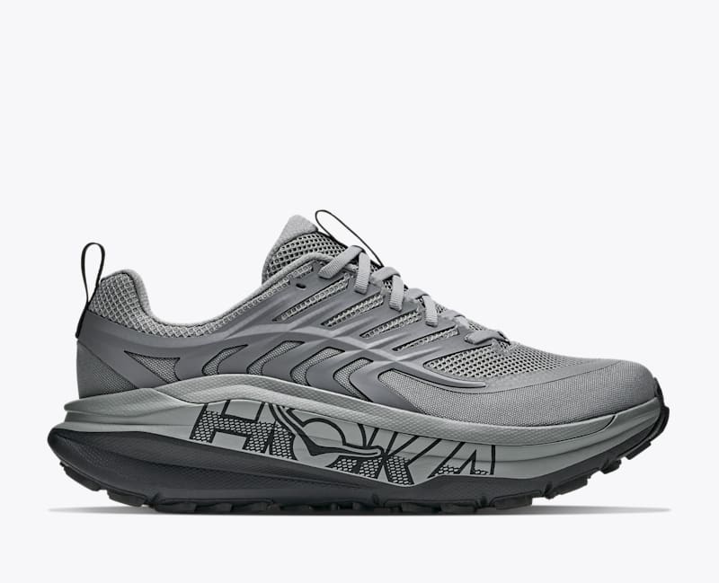 HOKA Men's Stinson 8 Shoes in Galactic Grey/Black