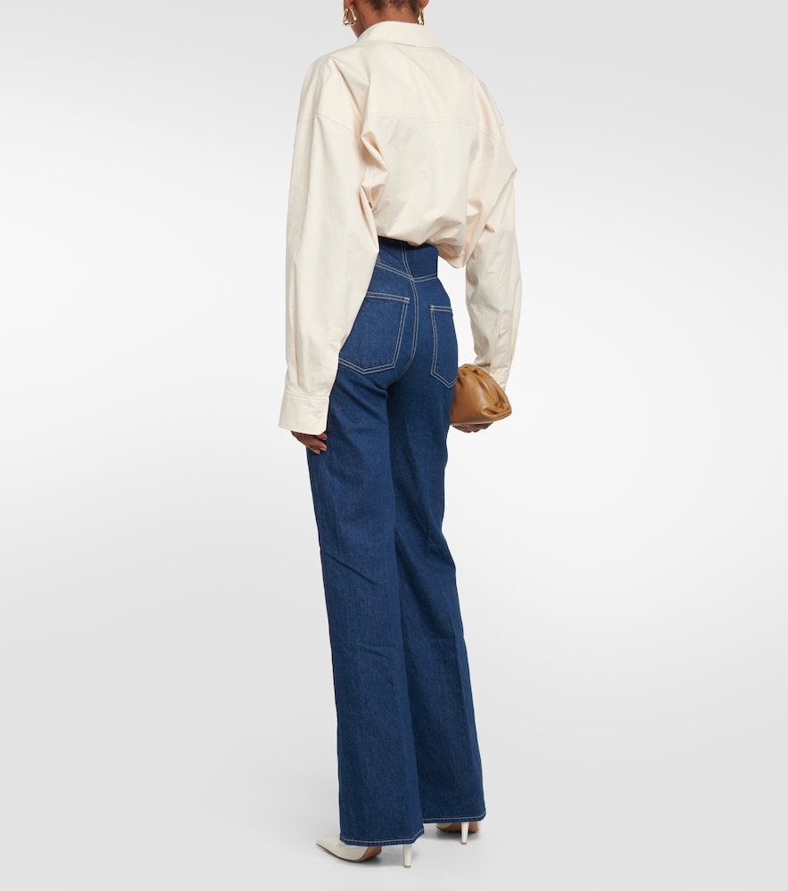 Crosbie high-rise wide-leg jeans