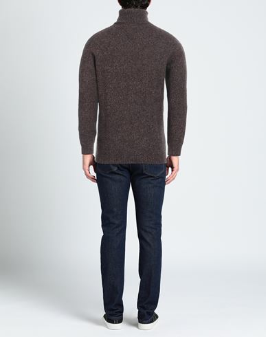 Man Turtleneck Plum Size 42 Cotton, Nylon, Baby alpaca wool, Wool