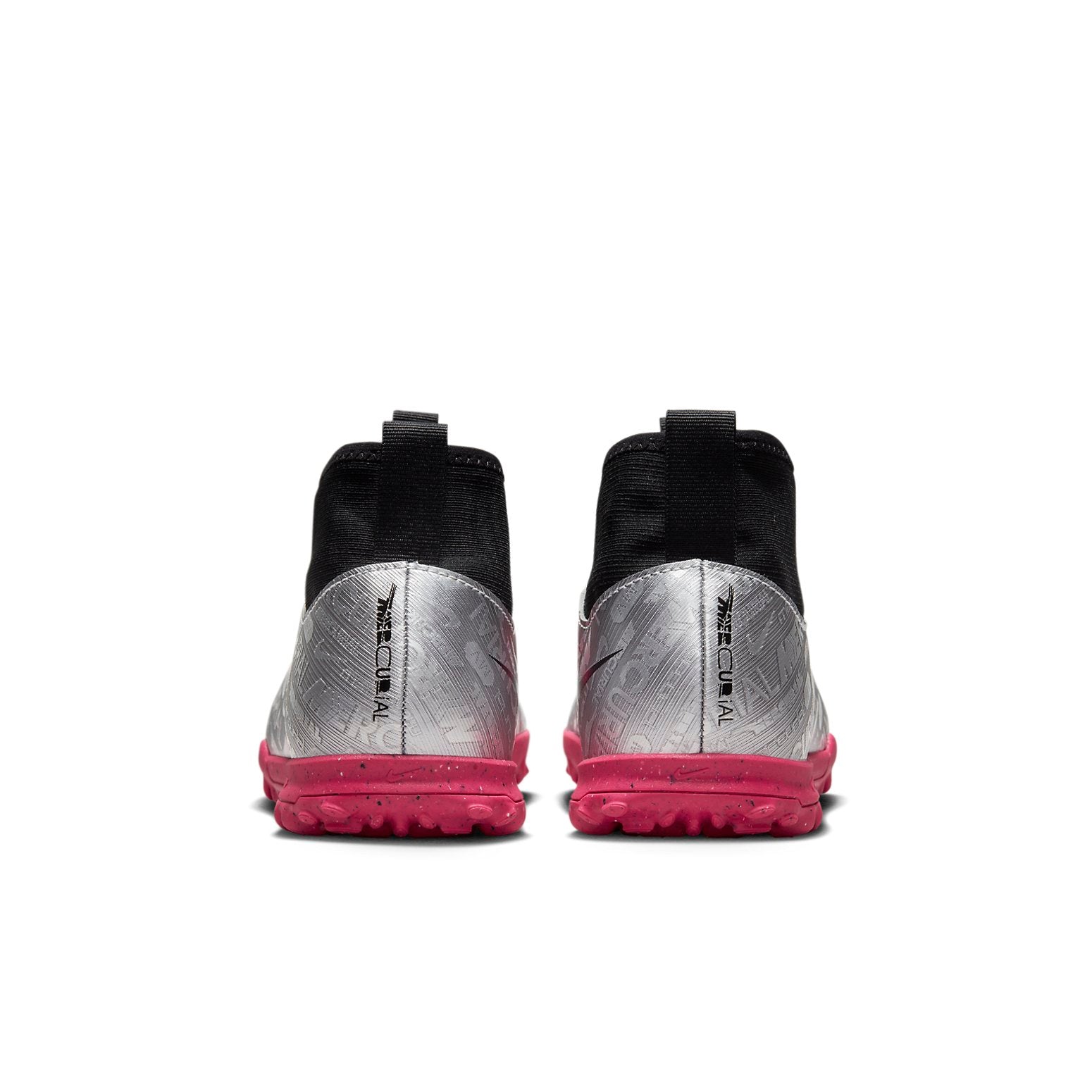 (GS) Jr Mercurial Superfly 9 Acad 25 TF Turf 'Silver Hyper Pink'