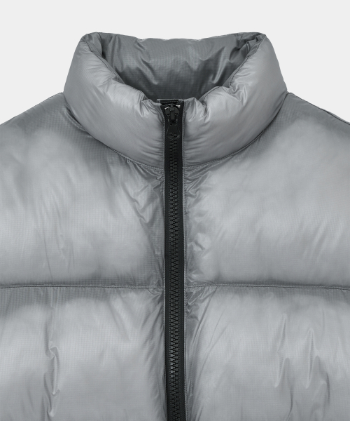 D-Shell Cross Puffer Padding Gray