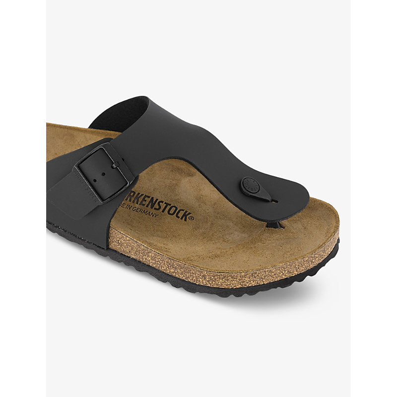 Mens BF Black Ramses Thong Woven Sandals