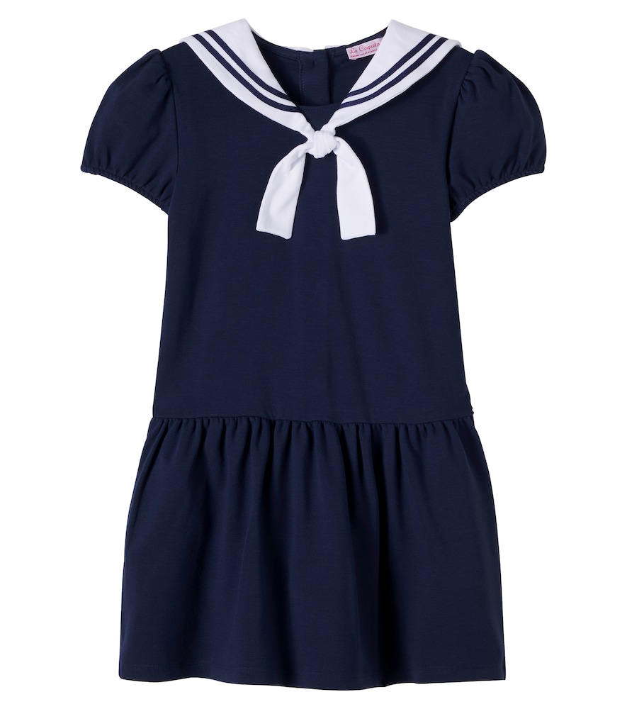 Cristina tie-neck dress